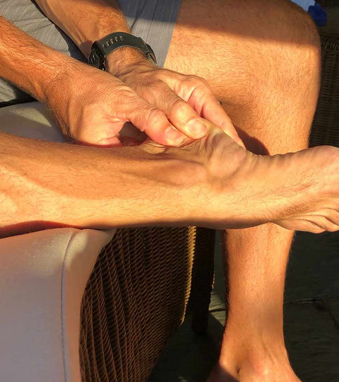 How can controlling my feet help with heel pain, shin pain, knee pain or lower back pain?